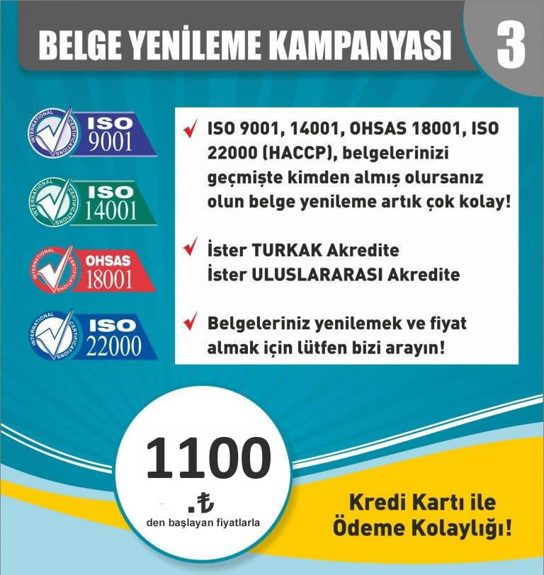 belge yenileme kampanyası özel fiyat